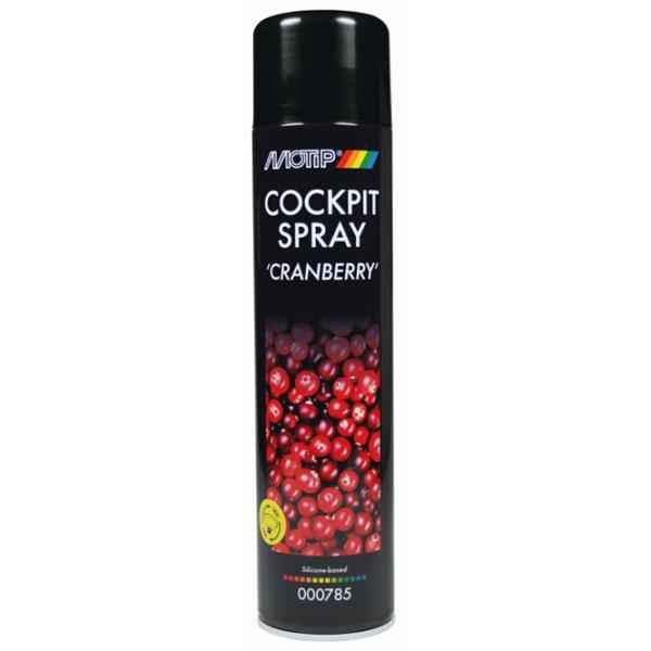 Очиститель Motip Cockpit Spray Cranberry панель прибора photo 1