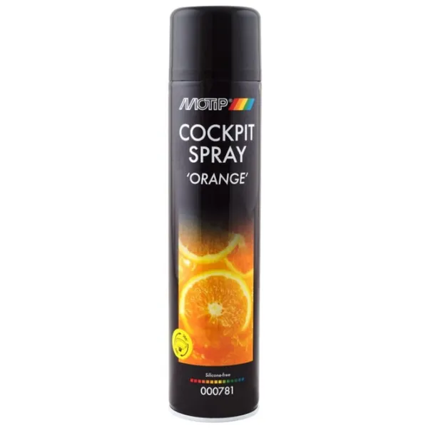 Полироль Motip Cockpit Spray Orange панель прибора photo 1