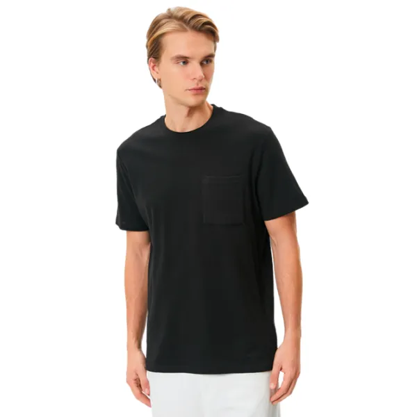 Tricou pentru bărbați Koton 4SAM10068HK 69% poliester/ Black photo 1