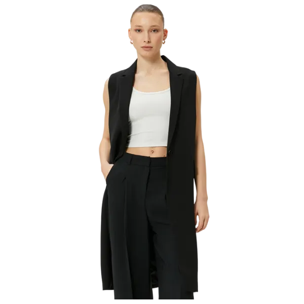 Vestă pentru femei Koton 4SAK20061UW Black photo 1