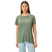 Tricou pentru femei Koton 4SAK50116EK 35% viscoză/ Khaki