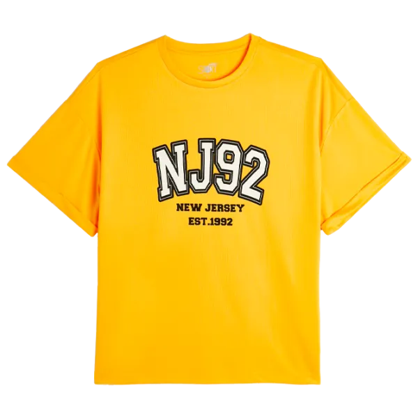 Tricou pentru femei Koton 4SAK10090NK 100% poliester/ Yellow photo 1