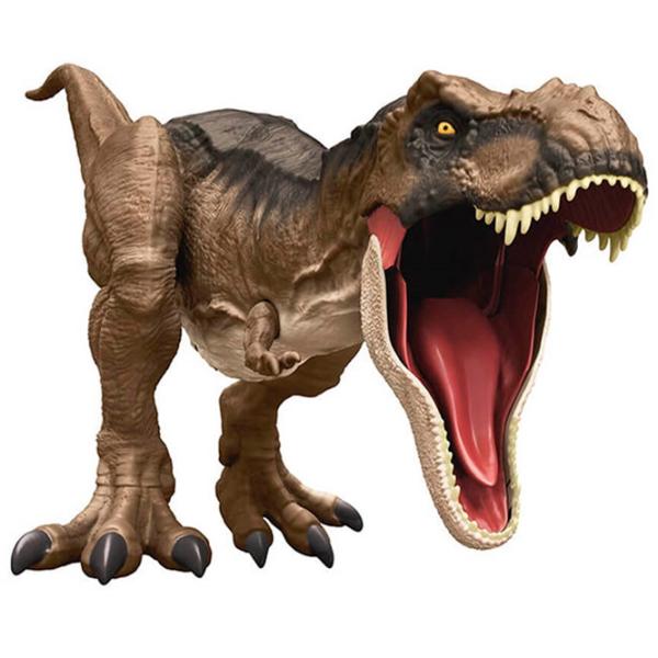 Фигурка Mattel Jurassic World Тиранозавр Рекс 4+/ Коричневый photo 1 Фигурка Mattel Jurassic World Тиранозавр Рекс 4+/ Коричневый photo 1