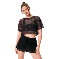 Tricou pentru femei Koton 4SAK10084NK 12% elastan/ Black