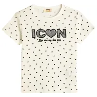 Tricou pentru fete Koton 4SKG10275AK 104 - 110 cm / Beige