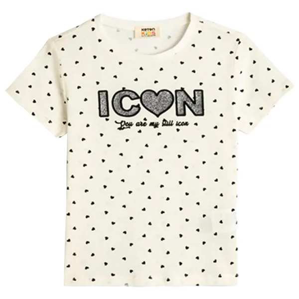 Tricou pentru fete Koton 4SKG10275AK 134 - 140 cm / Beige photo 1