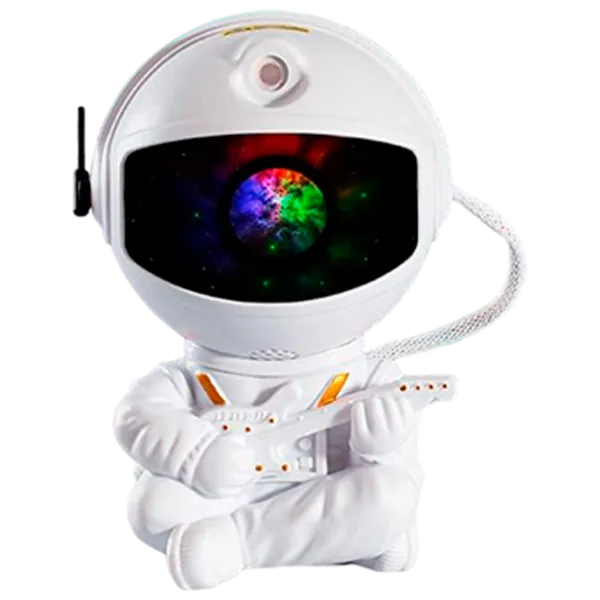 Proiector de stele Starry Sky Astronaut Guitarist HR-F2 3+/ Black White photo 1