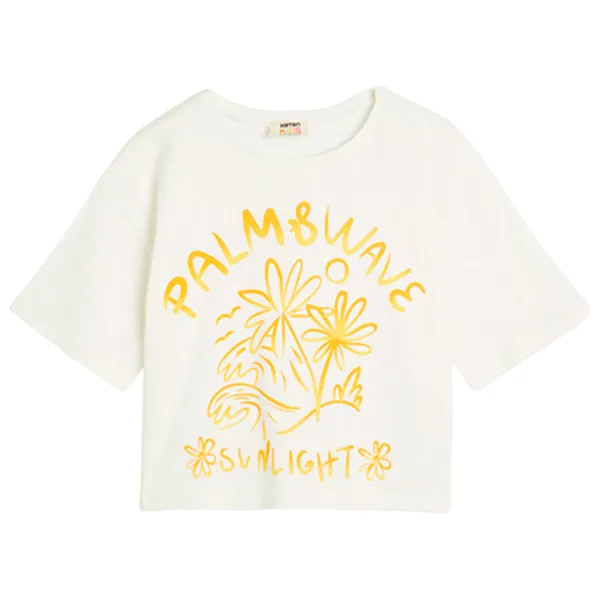 Tricou pentru fete Koton 4SKG10263AK 104 - 110 cm / Beige photo 1 Tricou pentru fete Koton 4SKG10263AK 104 - 110 cm / Beige photo 1