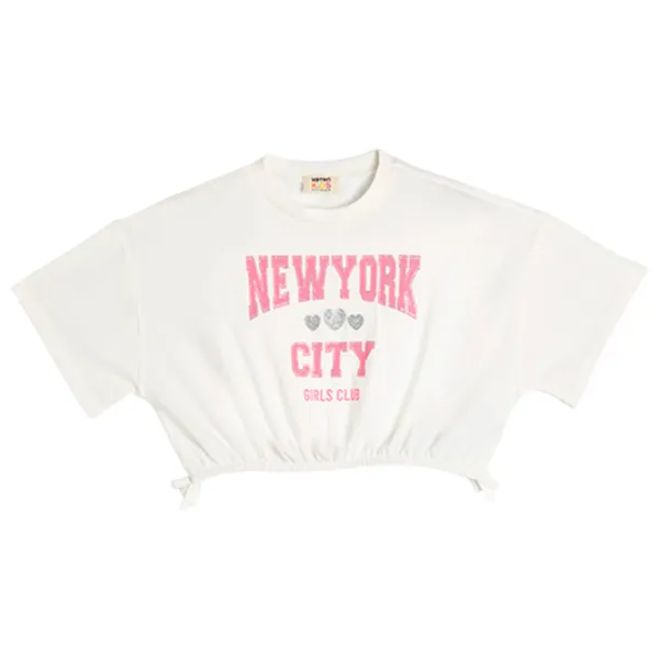 Tricou pentru fete Koton 4SKG10086AK 158 - 164 cm / Beige photo 1