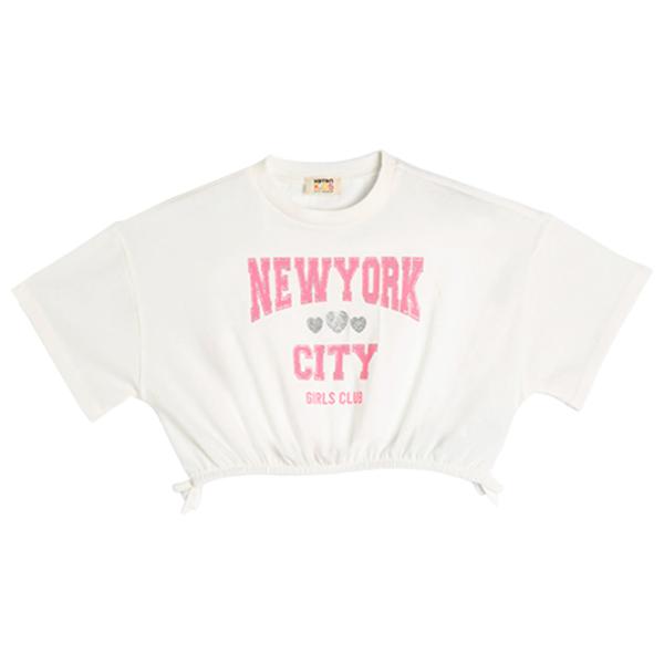 Tricou pentru fete Koton 4SKG10086AK 158 - 164 cm / Beige photo 1