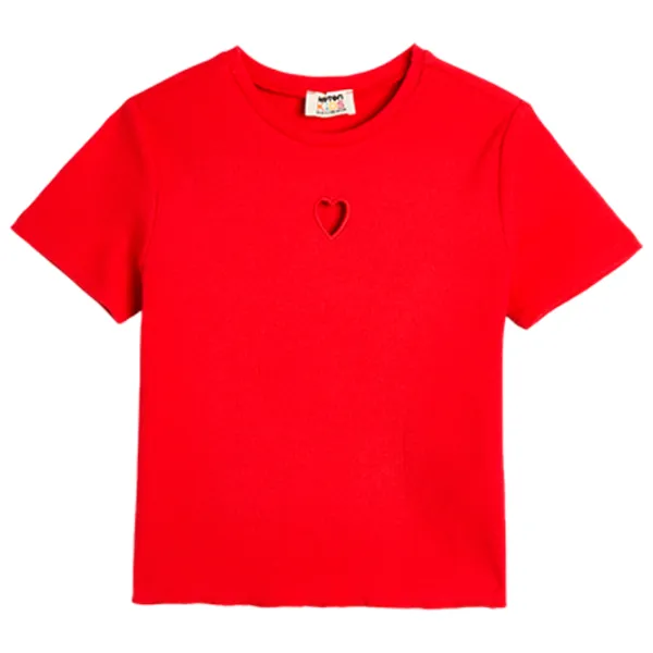 Tricou pentru fete Koton 4SKG10054AK 110 - 116 cm / Red photo 1