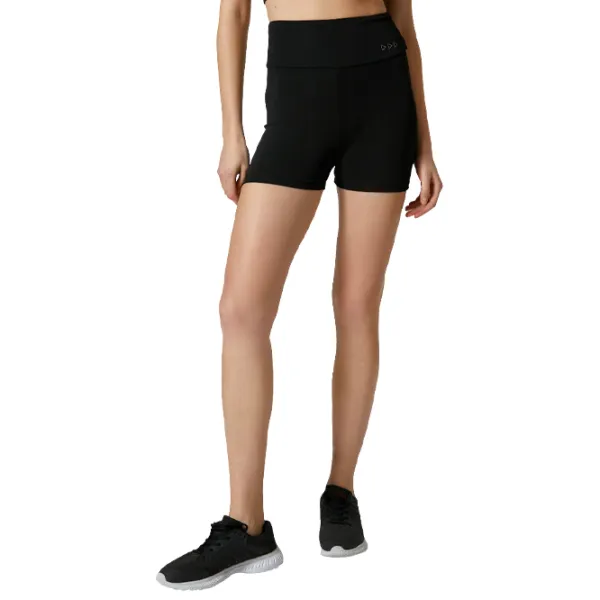 Colanți scurți sport pentru femei Koton 4SAK40057NK M/ Black photo 1 Colanți scurți sport pentru femei Koton 4SAK40057NK M/ Black photo 1