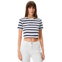 Tricou pentru femei Koton 4SAK50013EK 4 % Elastan/ Navy