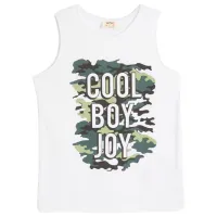 Tricou pentru băieți Koton 4SKB30010TK 122/ White