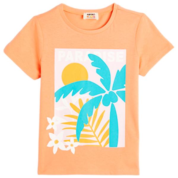 Tricou pentru fete Koton 4SKG10033AK 146 - 152 cm / Orange photo 1
