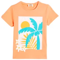 Футболка для девочек Koton 4SKG10033AK 134 - 140 см / Оранжевый