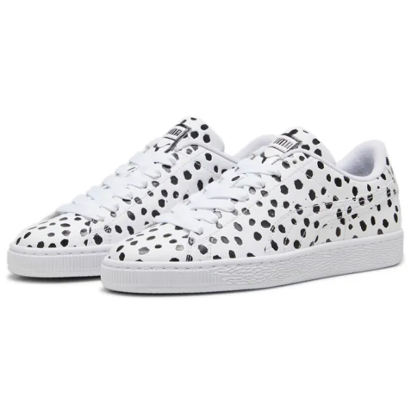 Кеды для женщин Puma Basket Dalmatian Wns Весна - лето/ Белый photo 1
