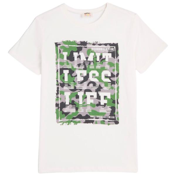 Tricou pentru băieți Koton 4SKB10002TK 122/ White photo 1