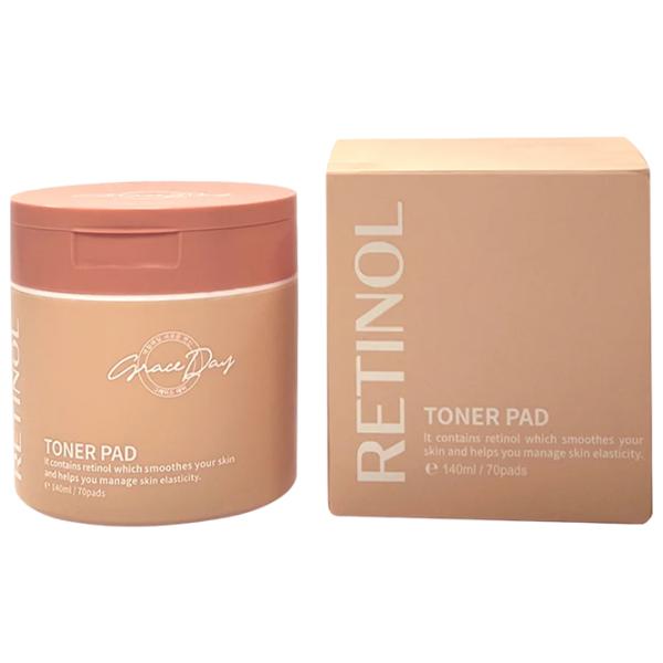 Тонер диски для лица Grace Day RETINOL 140 мл photo 1