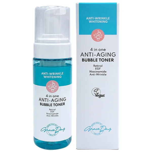 Тонер-пенка для лица Grace Day 4 in 1 Bubble Toner 150 мл photo 1