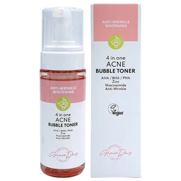 Тонер-пенка для лица Grace Day 4 in 1 Bubble Toner 150 мл photo 1