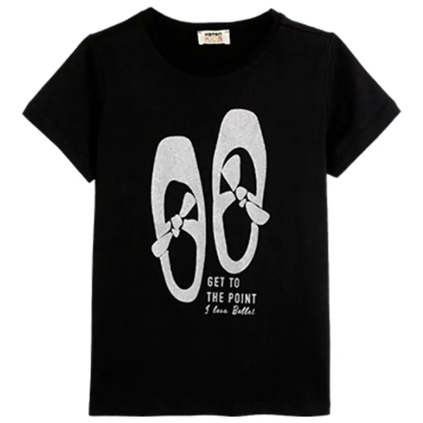 Tricou pentru fete Koton 4SKG10355AK 104 - 110 cm / Black photo 1