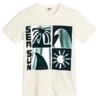 Tricou pentru băieți Koton 4SKB10542TK 140/ White