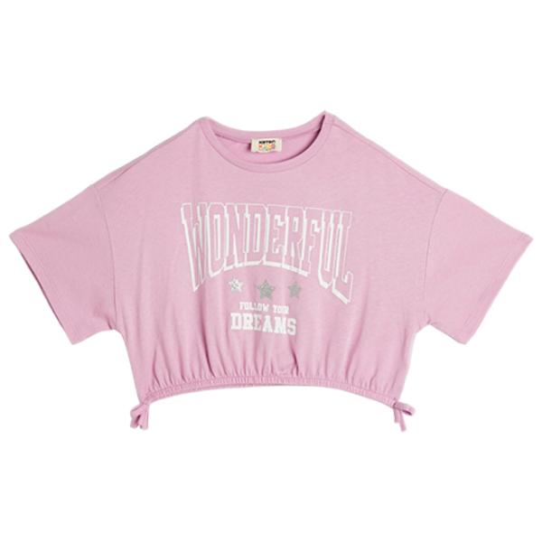 Tricou pentru fete Koton 4SKG10079AK 146 - 152 cm / Pink photo 1 Tricou pentru fete Koton 4SKG10079AK 146 - 152 cm / Pink photo 1