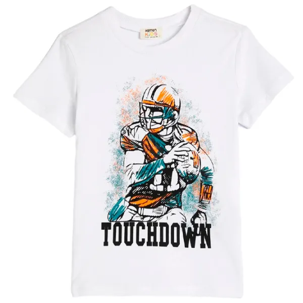 Футболка для мальчиков Koton 4SKB10025TK 116 / Белый photo 1