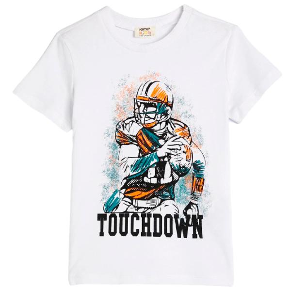 Футболка для мальчиков Koton 4SKB10025TK 128 / Белый photo 1