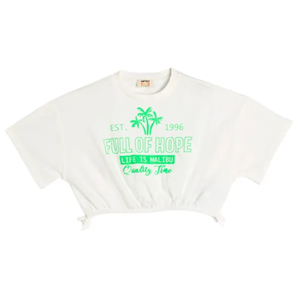 Футболка для девочек Koton 4SKG10286AK 146 - 152 см / Бежевый photo 1