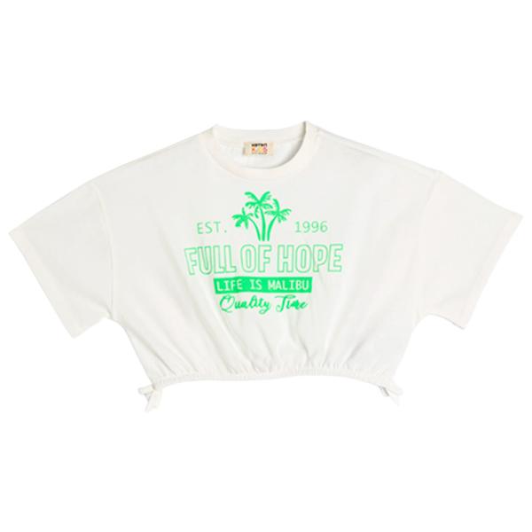 Футболка для девочек Koton 4SKG10286AK 146 - 152 см / Бежевый photo 1