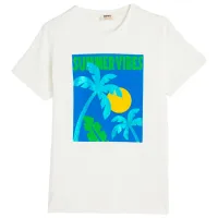 Tricou pentru băieți Koton 4SKB10132TK 110/ Ecru