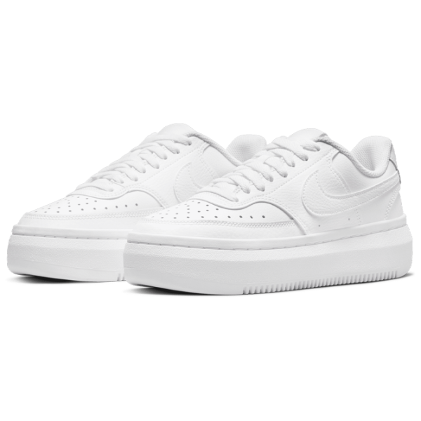 Ghete pentru femei Nike W Court Vision Alta Ltr Primăvară - vară/ White photo 1