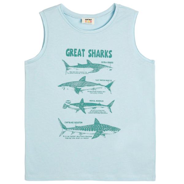 Футболка для мальчиков Koton 4SKB30018TK 128/ Синий photo 1