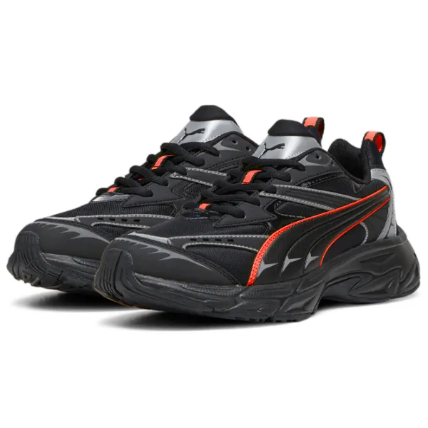 Adidași pentru bărbați Puma Morphic Reflective 47/ Black Red photo 1