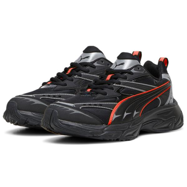 Кроссовки для мужчин Puma Morphic Reflective 44.5/ Чёрный Красный photo 1