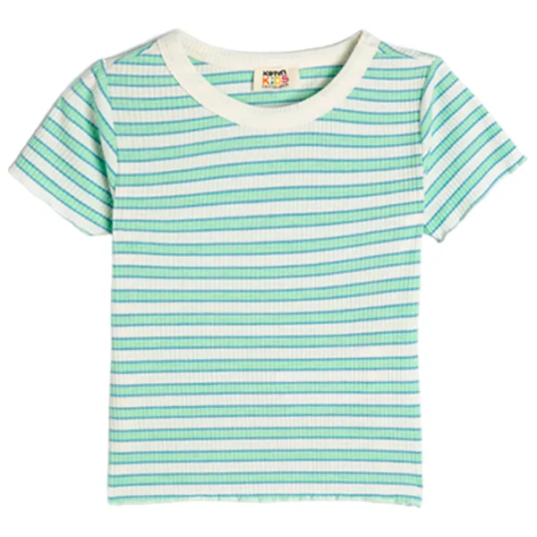Tricou pentru fete Koton 4SKG10090AK 158 - 164 cm / Green photo 1