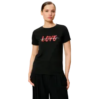 Tricou pentru femei Koton 4SAK50426EK 35% viscoză/ Black