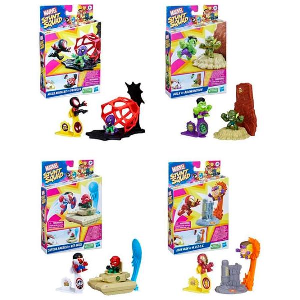 Figurine Hasbro Marvel MVL Stunt Squad Playset Hero Vs Villain Ast 4+/ Multicolor photo 1 Figurine Hasbro Marvel MVL Stunt Squad Playset Hero Vs Villain Ast 4+/ Multicolor photo 1