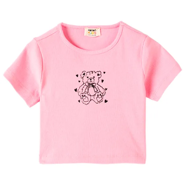 Tricou pentru fete Koton 4SKG10341AK 134 - 140 cm / Pink photo 1