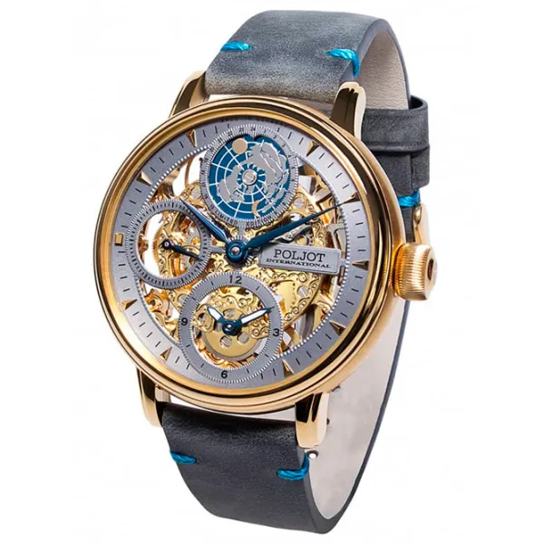 Ceas de mână pentru bărbați Poljot International 9730.2940653 Mecanic/ 43 mm photo 1 Ceas de mână pentru bărbați Poljot International 9730.2940653 Mecanic/ 43 mm photo 1