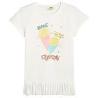 Tricou pentru fete Koton 4SKG10222AK 110 - 116 cm / Beige