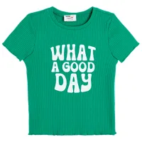 Tricou pentru fete Koton 4SKG10419AK 134 - 140 cm / Green