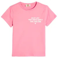 Tricou pentru fete Koton 4SKG10029AK 122 - 128 cm / Pink