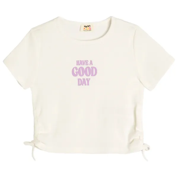 Tricou pentru fete Koton 4SKG10055AK 116 - 122 cm / Beige photo 1 Tricou pentru fete Koton 4SKG10055AK 116 - 122 cm / Beige photo 1