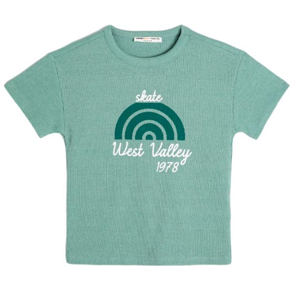 Tricou pentru băieți Koton 4SKB10601TK 128/ Green photo 1