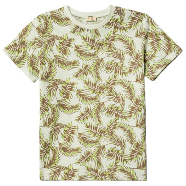 Tricou pentru băieți Koton 4SKB10133TK 110/ Beige photo 1