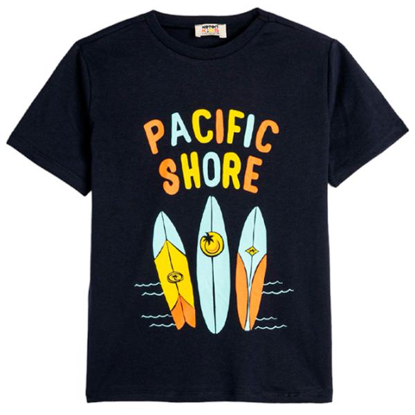 Tricou pentru băieți Koton 4SKB10135TK 116/ Navy photo 1