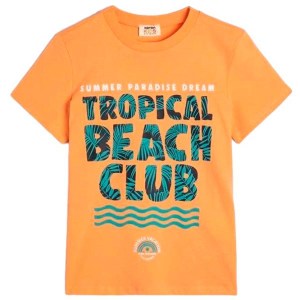 Tricou pentru băieți Koton 4SKB10298TK 164/ Orange photo 1